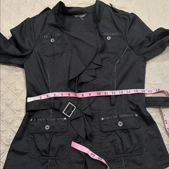 WHBM Ruffle Front Jacket. - Picture 13 of 15